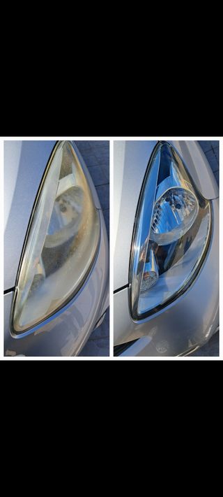 Pulir coches... 
pulir faros...
limpieza integral.