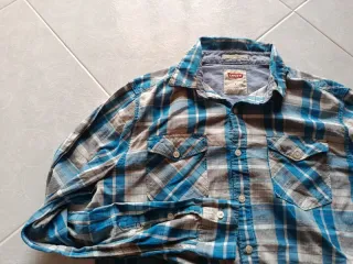 Camicia Wrangler a quadri, L, cotone