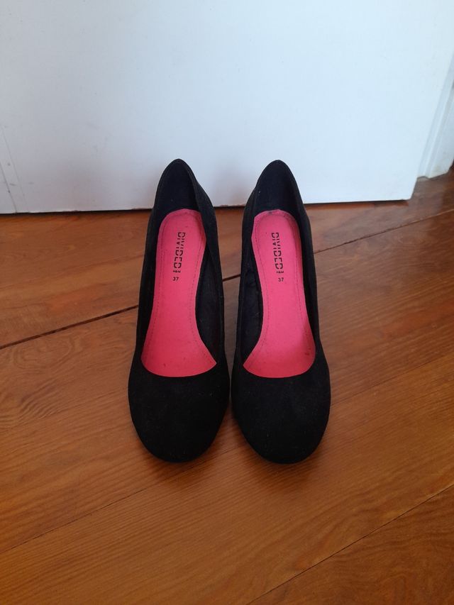 Tacones negros Divided H&M 37