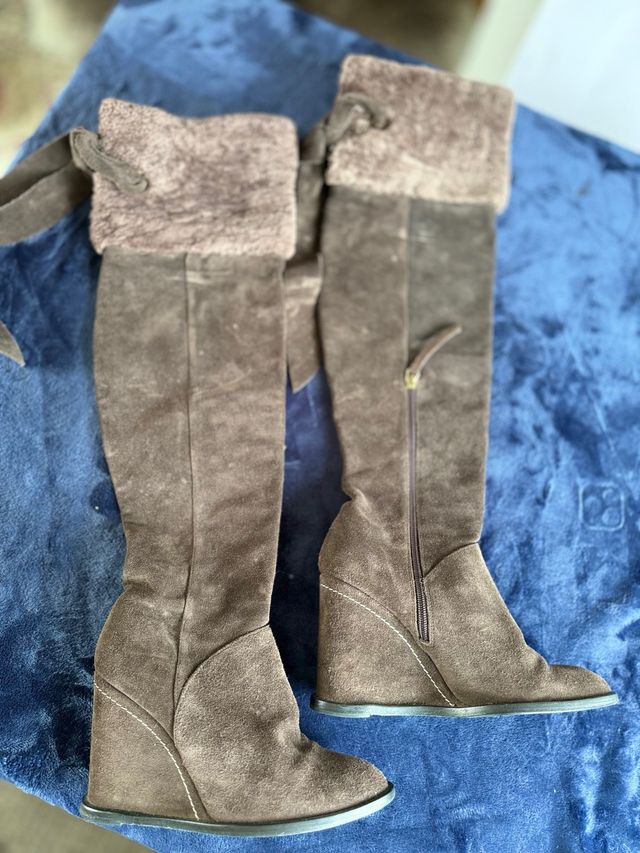 Botas mosqueteras Paloma Barceló marrón