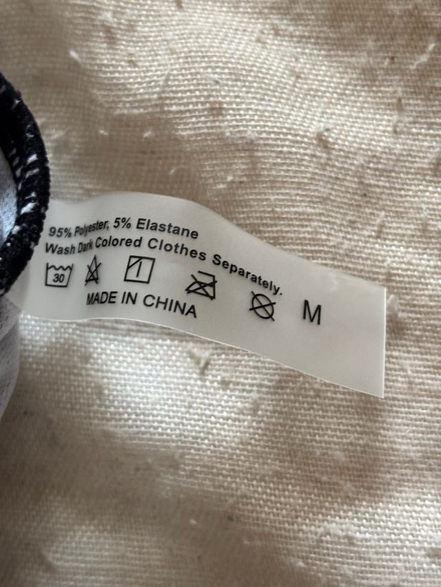 Costume intero - bianco e nero