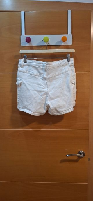 Pantalones cortos blancos Mango Teen