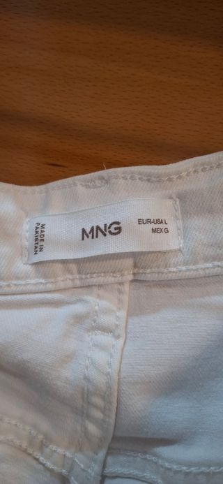 Pantalones cortos blancos Mango Teen