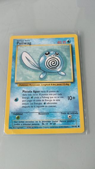 Carta Poliwag Pokémon 59/102