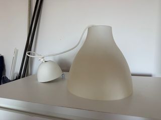 Lámpara colgante Ikea blanca