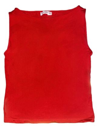 Top rojo Stradivarius - Talla M