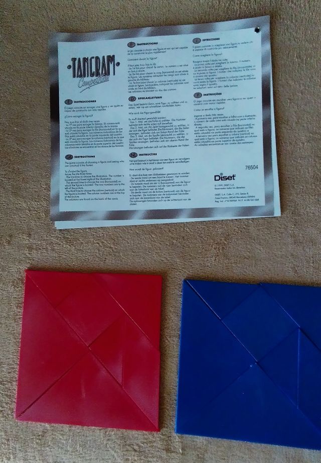 Juego de mesa Tangram Competition