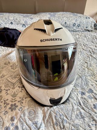 Casco SCHUBERTH S3 blanco talla M. 