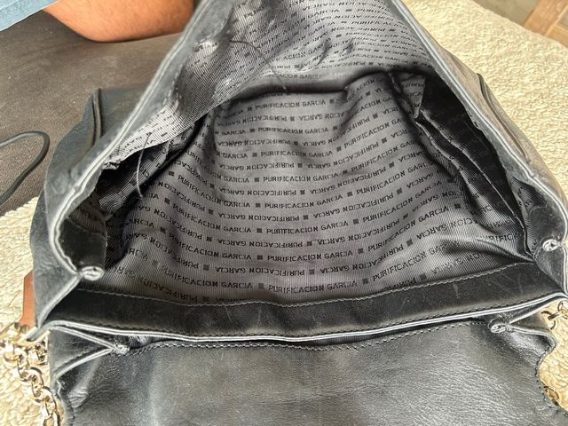 Bolso Purificación García - Piel negra