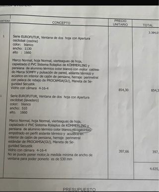 Ventanas PVC Kommerling SIN premarco  NI marco