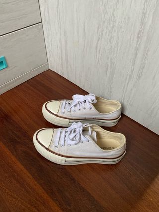 Zapatillas blancas plataforma