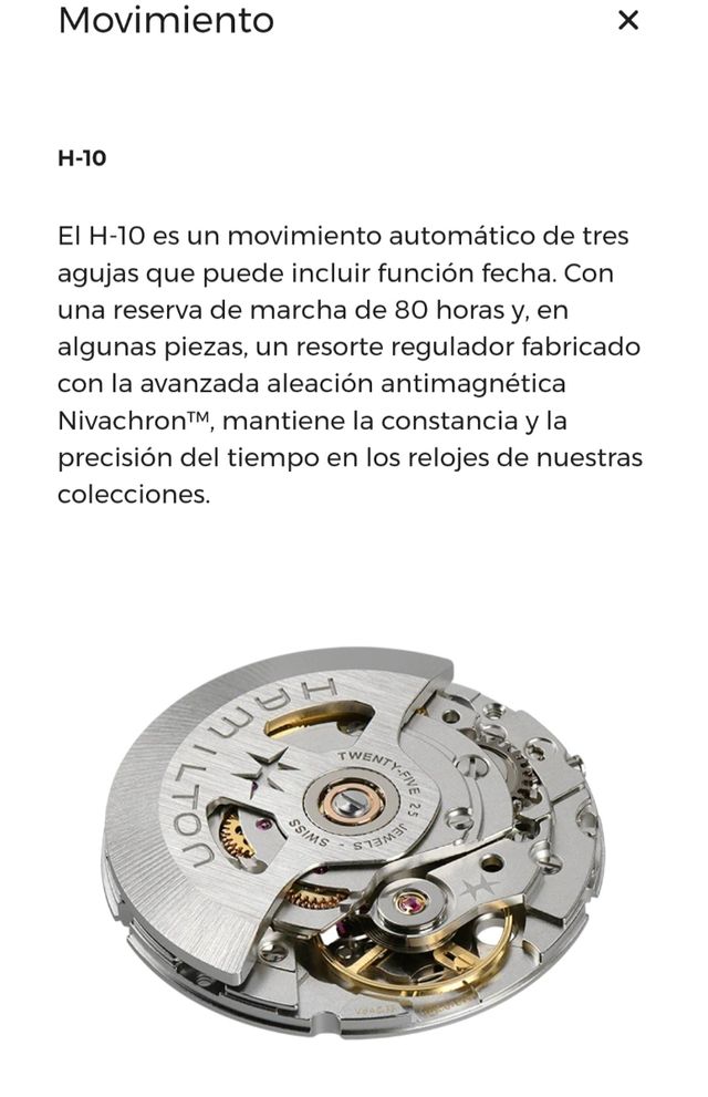 Reloj Hamilton Khaki Field Automático.