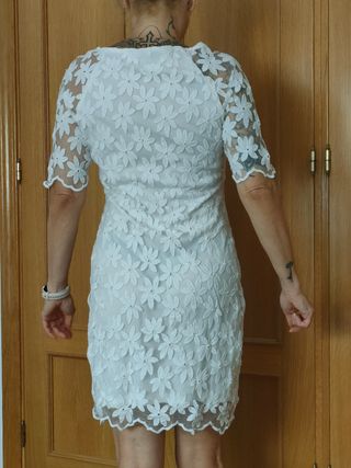 Vestido blanco ONLY - Talla S