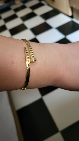 Pulsera Cartier - Dorado acero inoxidable 
