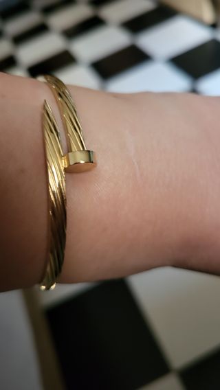 Pulsera Cartier - Dorado acero inoxidable 
