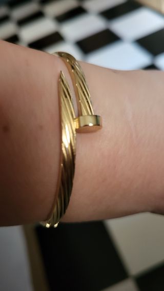 Pulsera Cartier - Dorado acero inoxidable 
