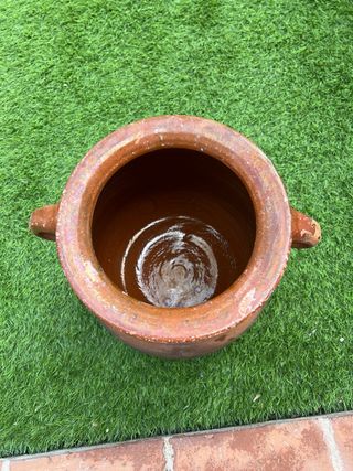 Olla barro antigua ALFARERÍA BREDA