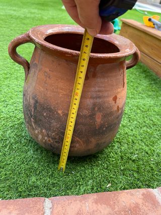 Olla barro antigua ALFARERÍA BREDA
