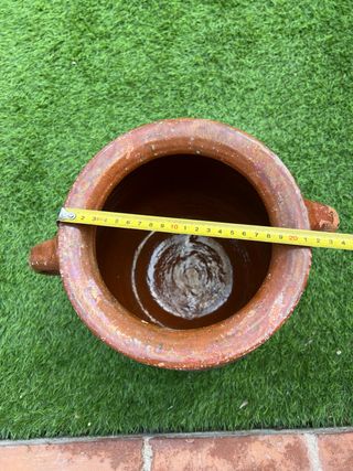 Olla barro antigua ALFARERÍA BREDA