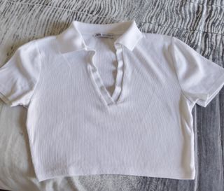 2 tops mujer - blanco y rosa