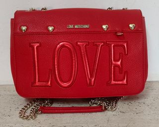Bolso Love Moschino rojo