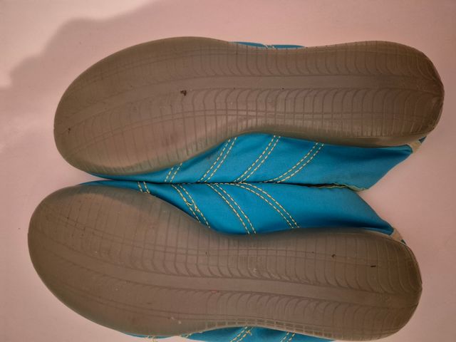 Escarpines turquesa - talla única