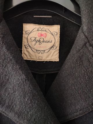 Chaquetón mujer Pepe Jeans azul marino - Talla L
