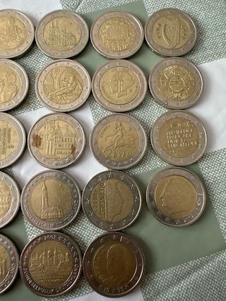 35 Monedas 2 Euros - Colección
