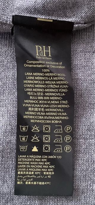 Jersey Pedro del Hierro M - Gris