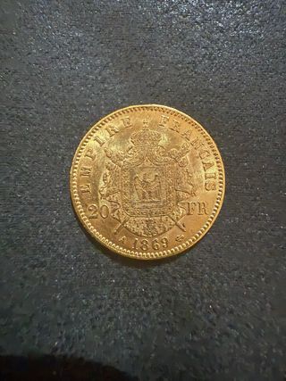 Moneda oro Napoleón III