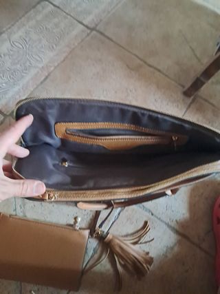 Bolso bandolera marrón