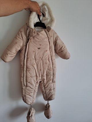 Buzo bebé Mayoral beige 4-6m
