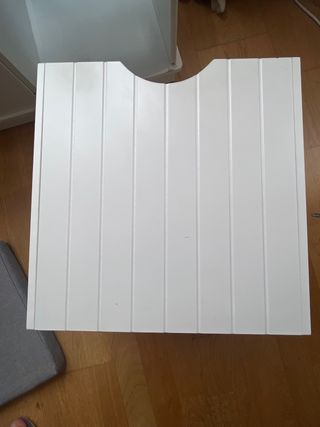 Banco blanco madera 3 cajones