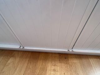 Banco blanco madera 3 cajones