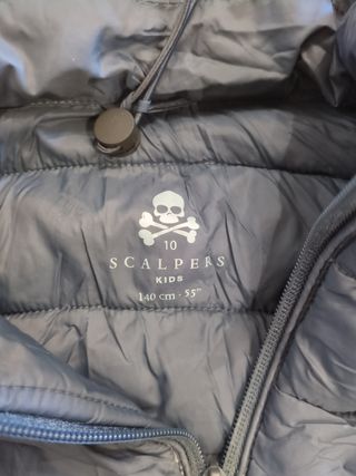 Chaleco Scalpers acolchado azul marino 
