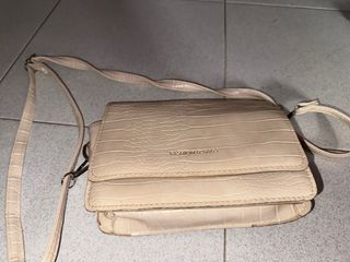 Bolso bandolera beige