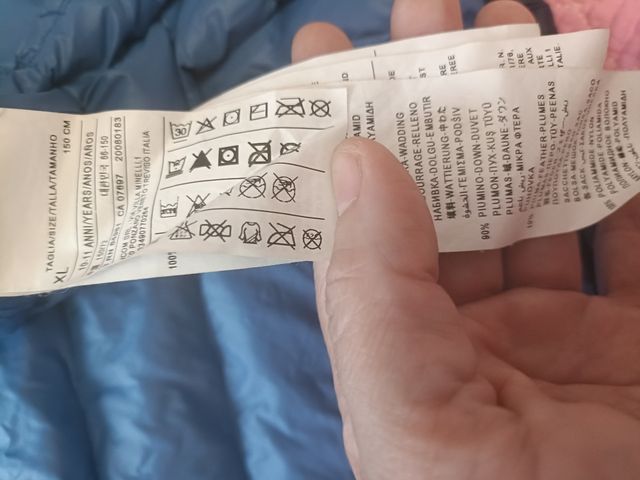 Chaqueta acolchada niño azul marino