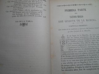 Antiguo Quijote 1884 restaurado