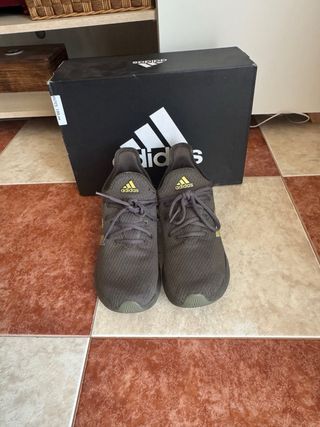 Zapatillas Adidas Grises y Doradas