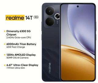 Realme 14T 5G - 8/256GB - Nero