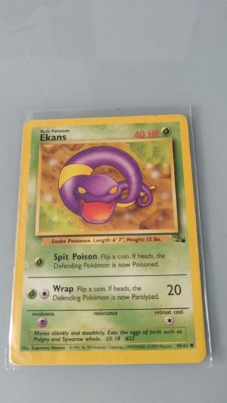 Carta Pokémon Ekans 46/62