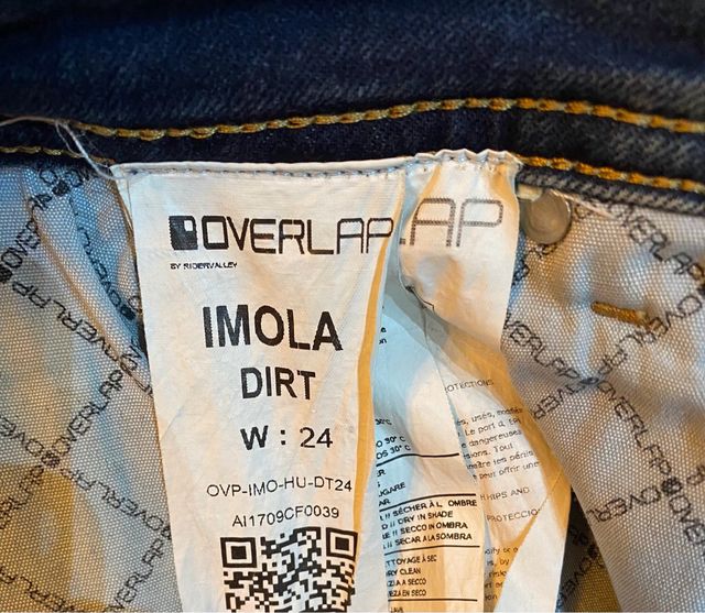 Pantalones moto mujer Overlap Imola Dirt, talla 24