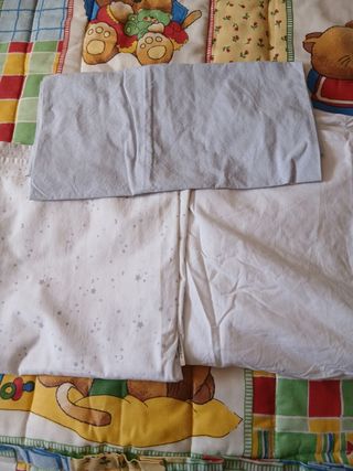 LOTE de ropa de Cuna - Protector cuna chichonera