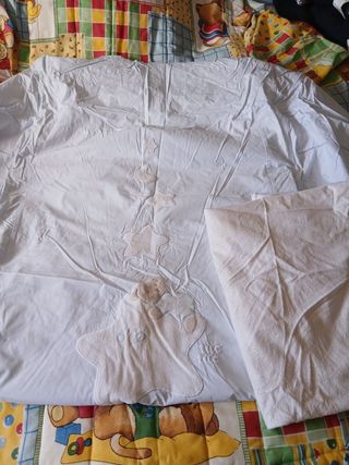 LOTE de ropa de Cuna - Protector cuna chichonera