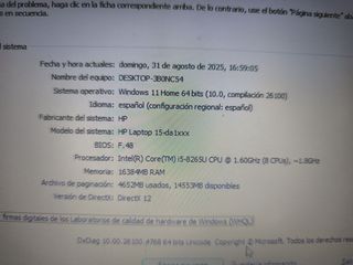 HP Gaming I5 1.8GHz + 16GB + 512NVME + 4GB GRAFICA