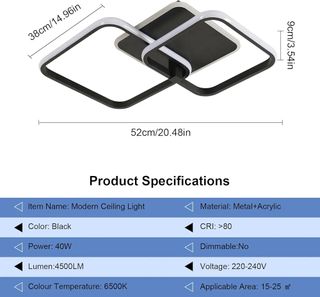 Plafón LED Moderno - 40W