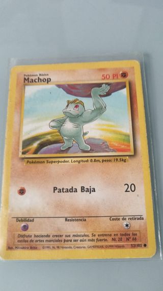 Machop 52/102 - Carta Pokémon