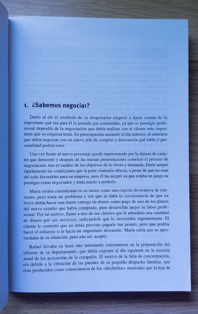 Técnicas de negociación: Un método práctico
