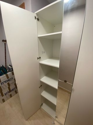 Armario VIHALS Ikea blanco 105x57x200