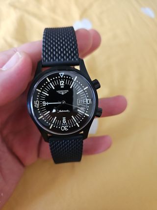 Longines automatico - orologio uomo nero